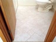 Bathroom remodel and tile floor